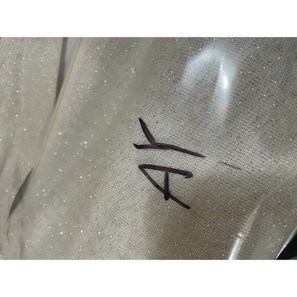 Pier 1 Christmas Reindeer Beaded Throw Accent Pillow White Silver Glitter 15" - Picture 11 of 11